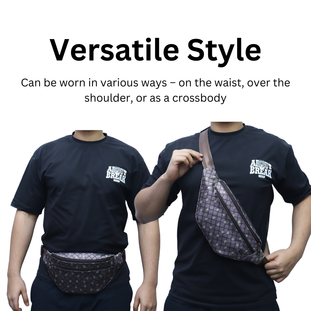 ZAIS`LEATHER Waist bag , Fanny Pack for Man and Women