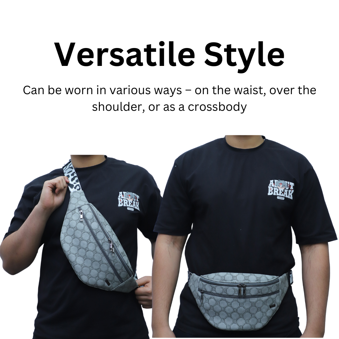 ZAIS`LEATHER Waist bag , Fanny Pack for Man and Women