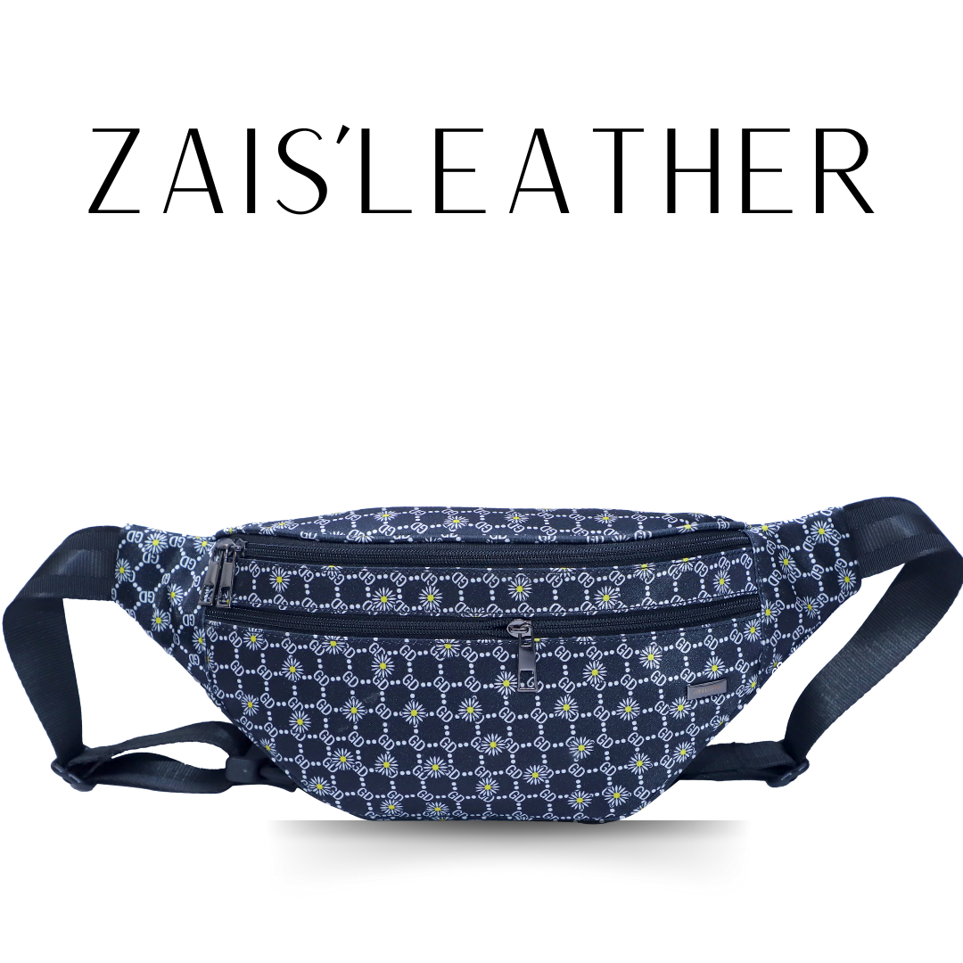 ZAIS`LEATHER Waist bag , Fanny Pack for Man and Women