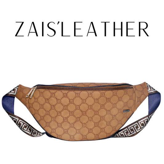 ZAIS`LEATHER Waist bag , Fanny Pack for Man and Women