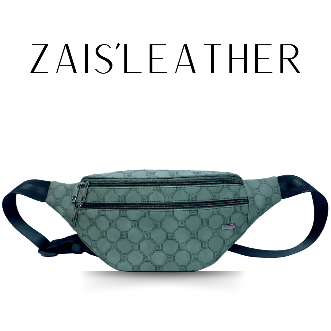 ZAIS`LEATHER Waist bag , Fanny Pack for Man and Women