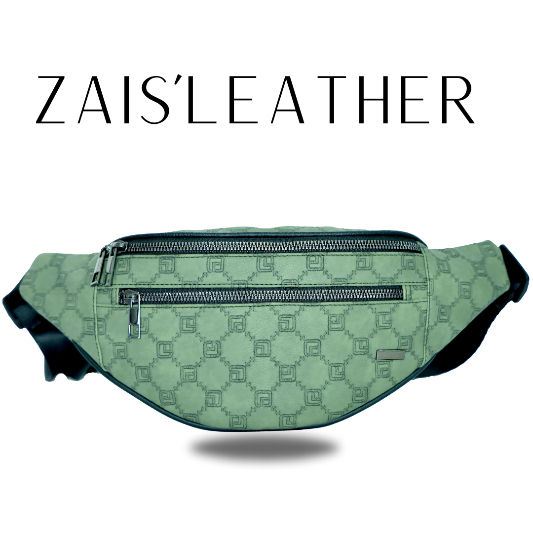ZAIS`LEATHER waist bag fanny pack