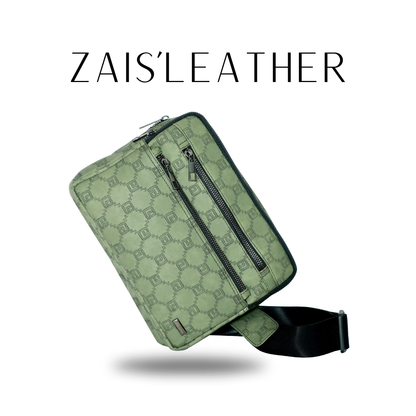 ZAIS`LEATHER Waist Bag Funny Pack