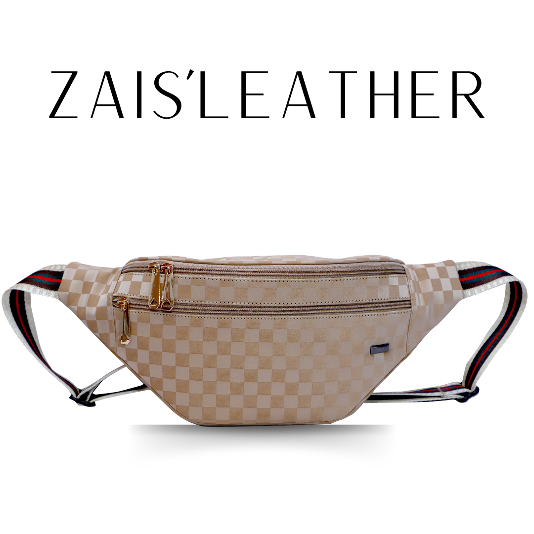 ZAIS`LEATHER waist bag fanny pack