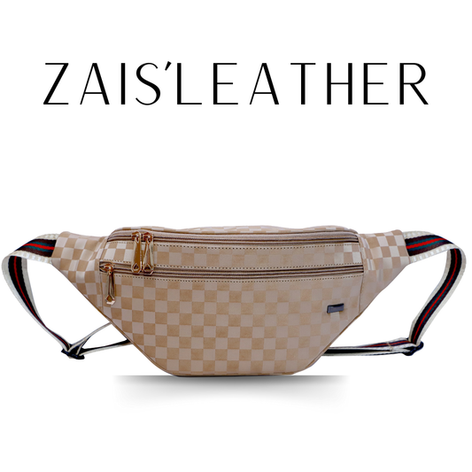 ZAIS`LEATHER waist bag fanny pack