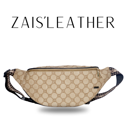 ZAIS`LEATHER WAIST BAG FANNY PACK TRAVEL BAG