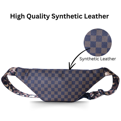 ZAIS`LEATHER Waist Bag Fanny Pack For Men & Women