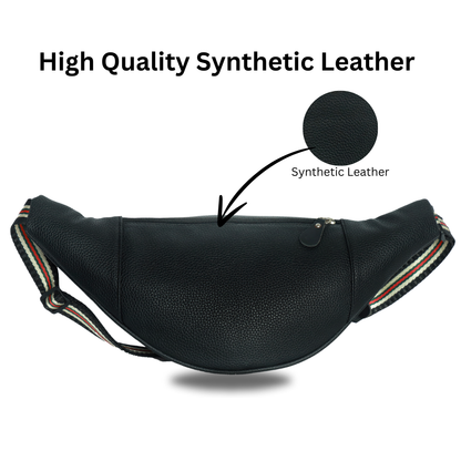 ZAIS`LEATHER waist bag fanny pack
