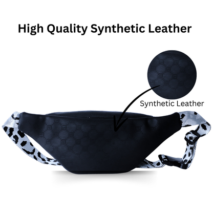 ZAIS`LEATHER Waist bag , Fanny Pack for Man and Women