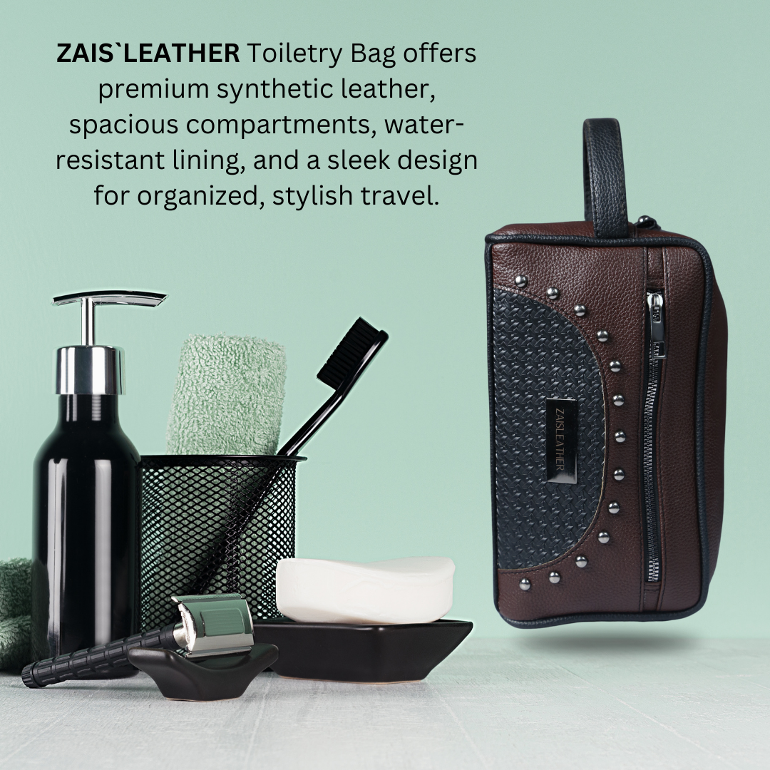 ZAIS`LEATHER  Toiletry Kit