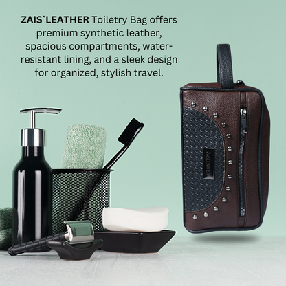 ZAIS`LEATHER  Toiletry Kit