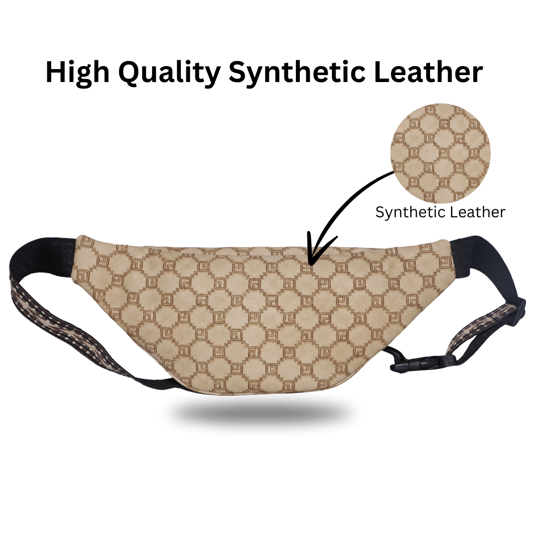 ZAIS`LEATHER  Waist Bag Fanny Pack for Man and Women