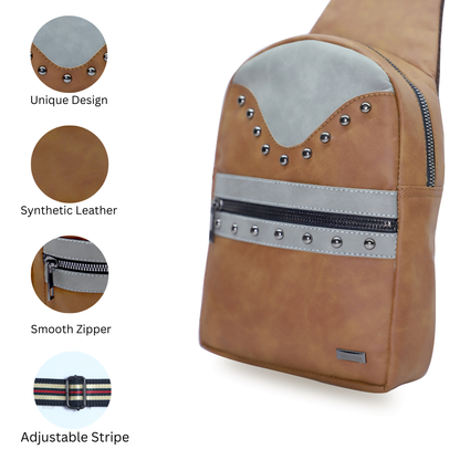 ZAIS`LEATHER Crossbody Bag Fanny pack