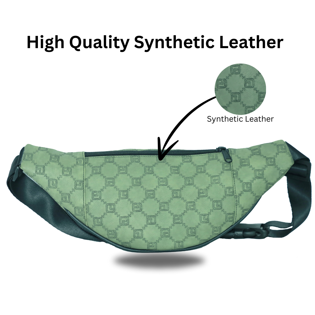 ZAIS`LEATHER waist bag fanny pack