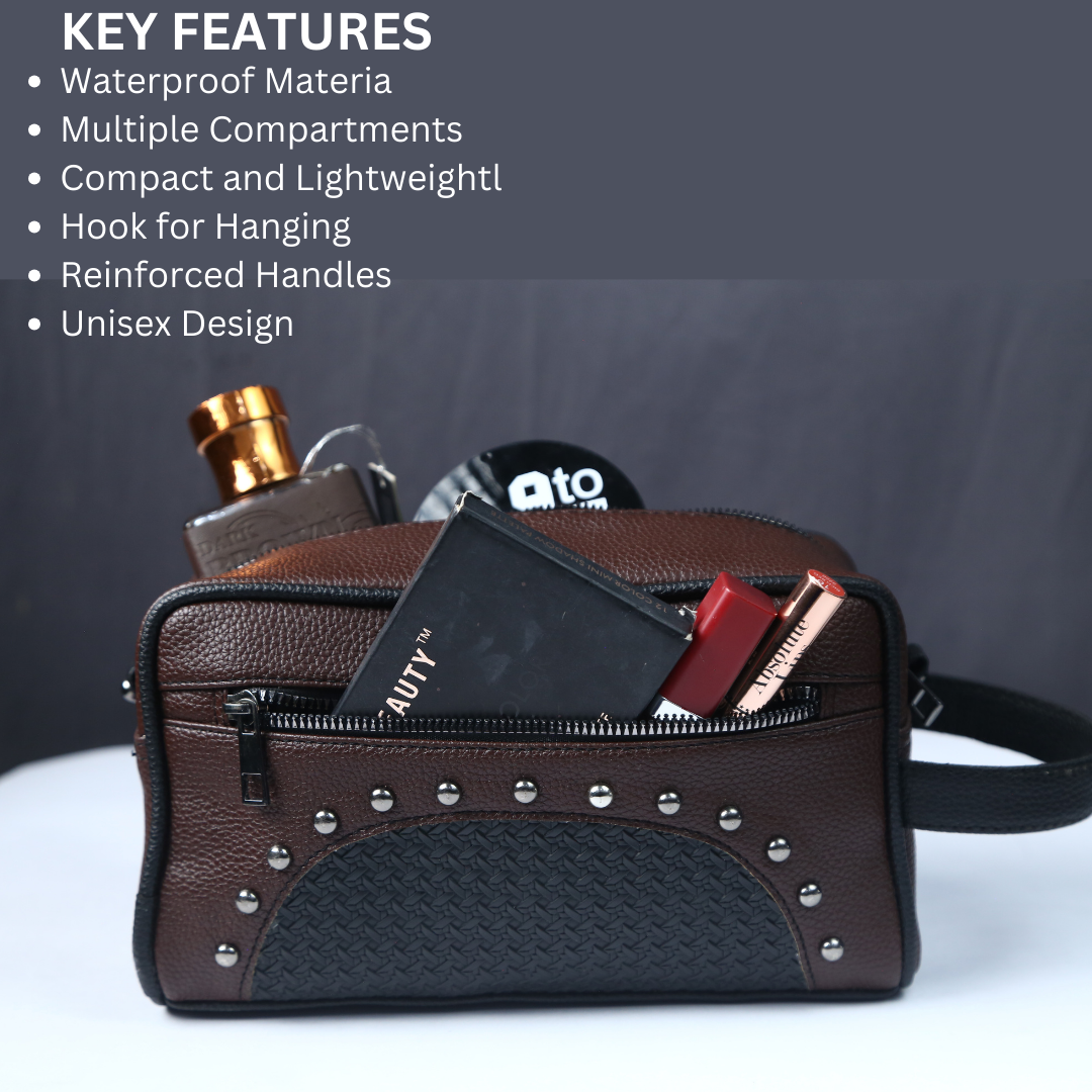 ZAIS`LEATHER  Toiletry Kit