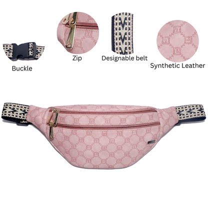 ZAIS`LEATHER Waist Bag Fanny Pack For Women