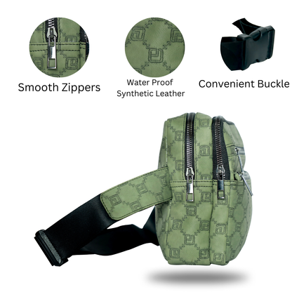 ZAIS`LEATHER Waist Bag Funny Pack
