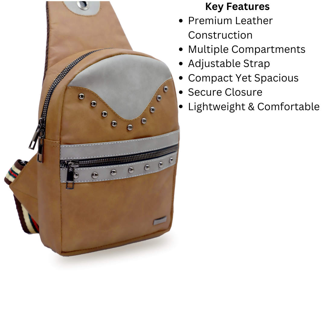ZAIS`LEATHER Crossbody Bag Fanny pack