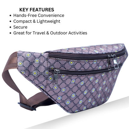 ZAIS`LEATHER Waist bag , Fanny Pack for Man and Women