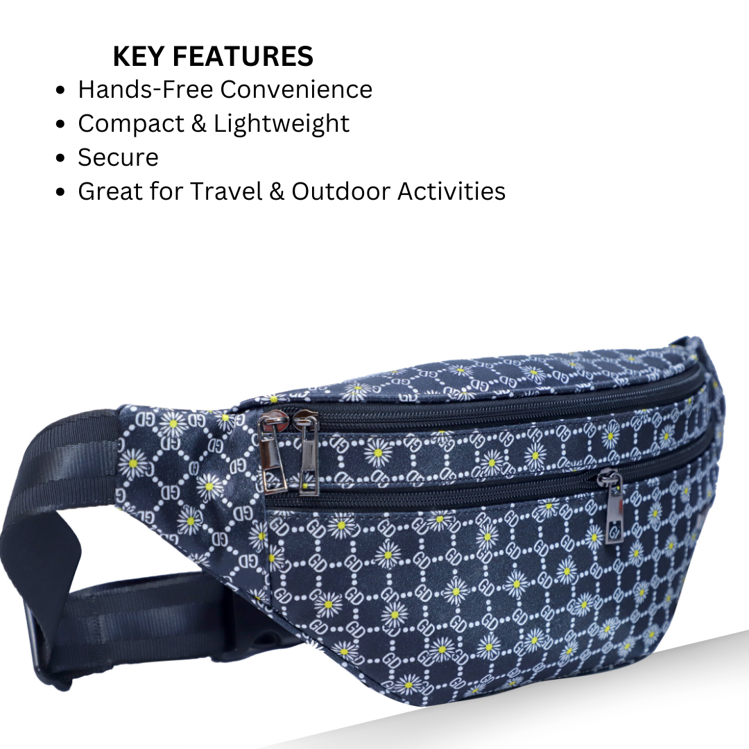ZAIS`LEATHER Waist bag , Fanny Pack for Man and Women