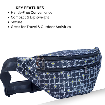 ZAIS`LEATHER Waist bag , Fanny Pack for Man and Women