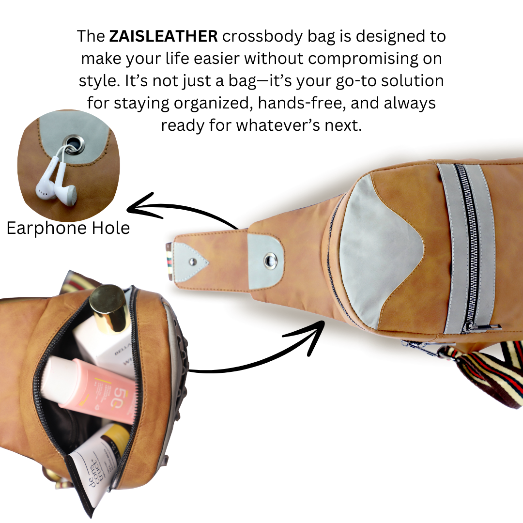 ZAIS`LEATHER Crossbody Bag