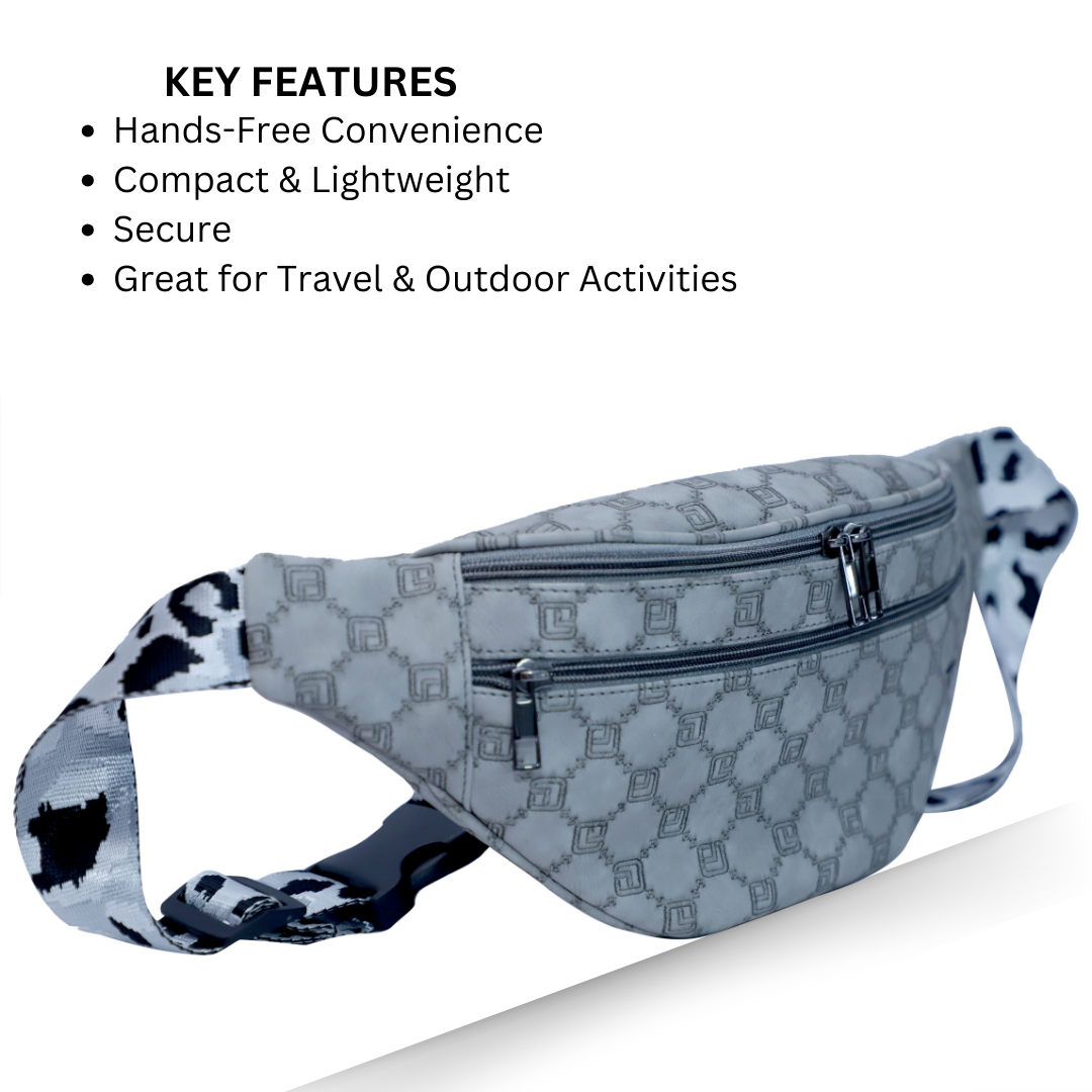 ZAIS`LEATHER Waist bag , Fanny Pack for Man and Women