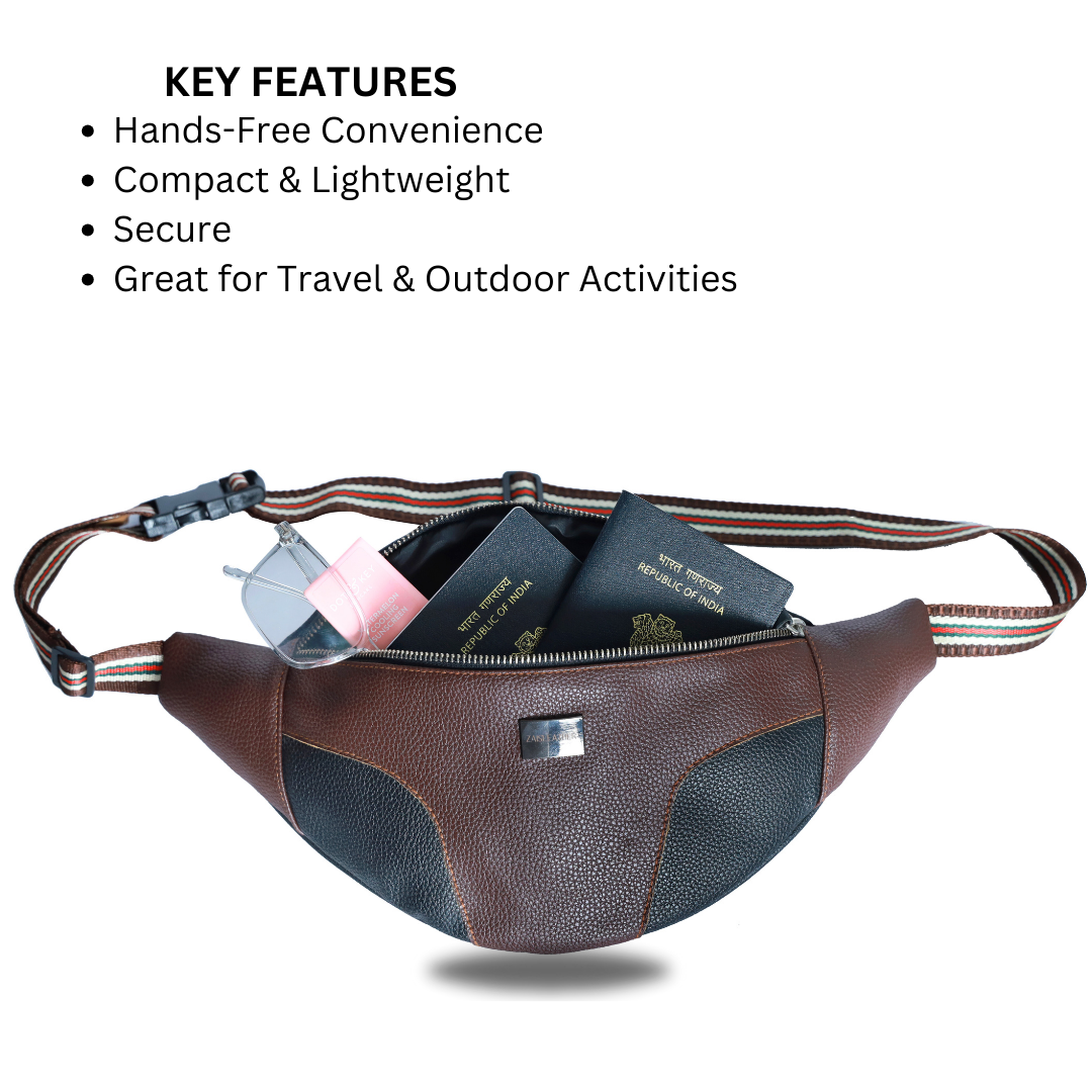 ZAIS`LEATHER Waist bag (fanny pack)