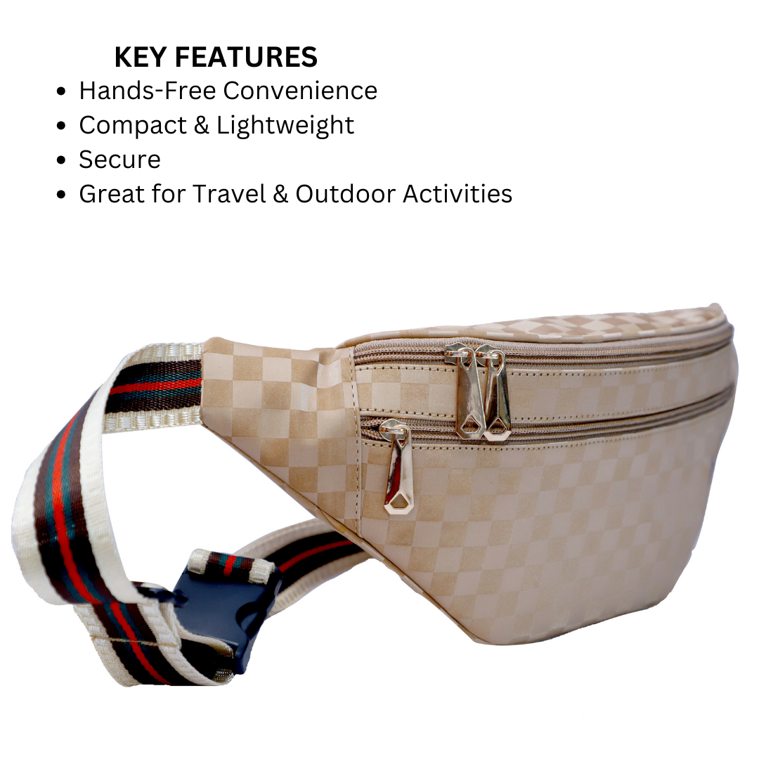 ZAIS`LEATHER waist bag fanny pack