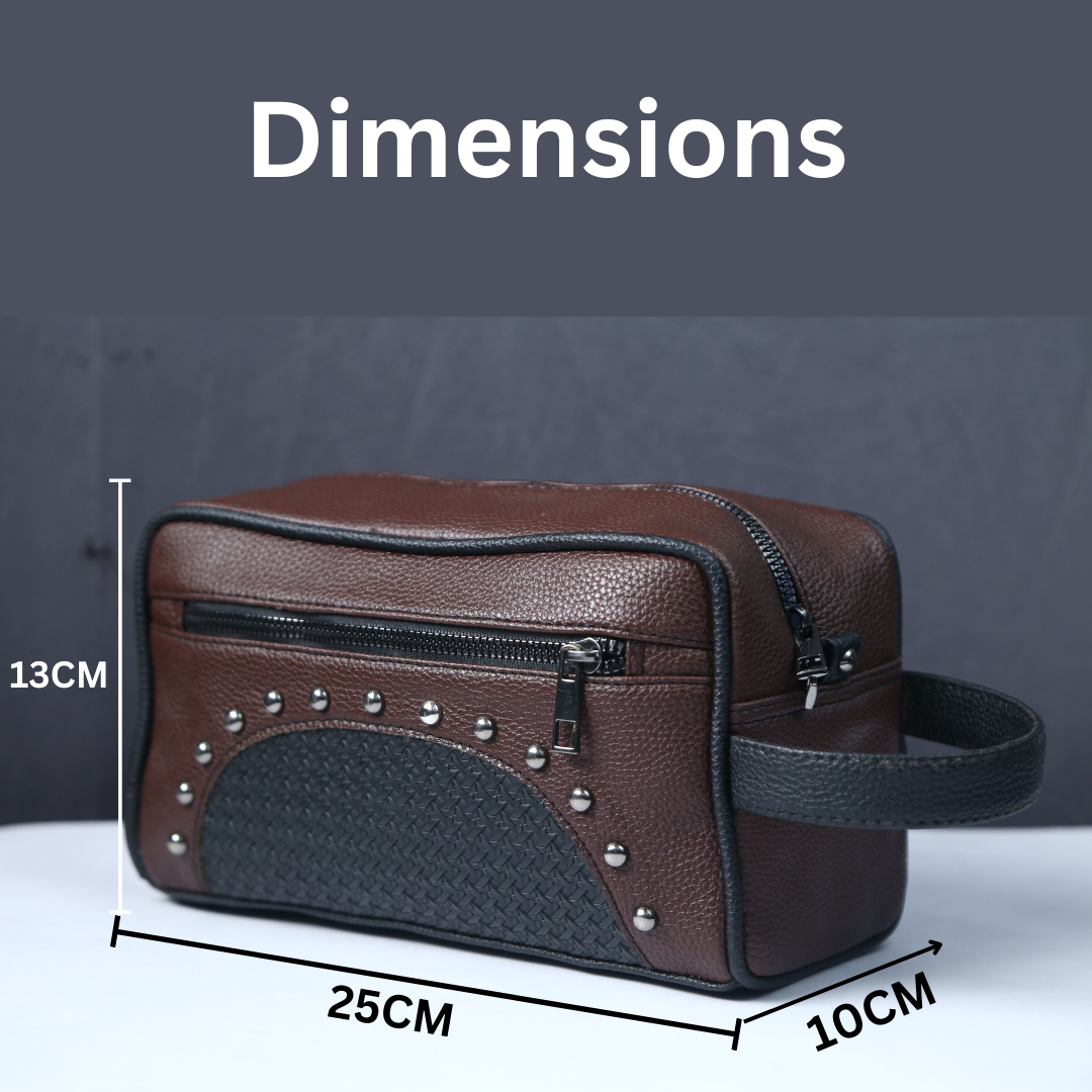 ZAIS`LEATHER  Toiletry Kit