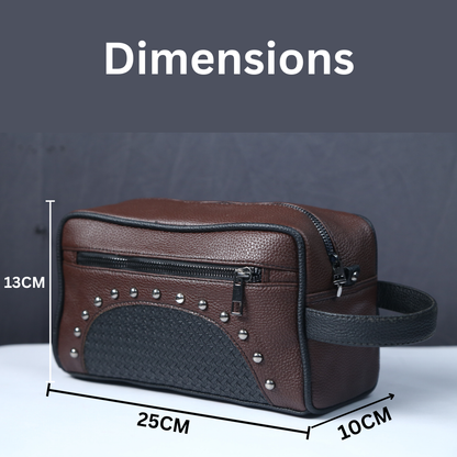 ZAIS`LEATHER  Toiletry Kit