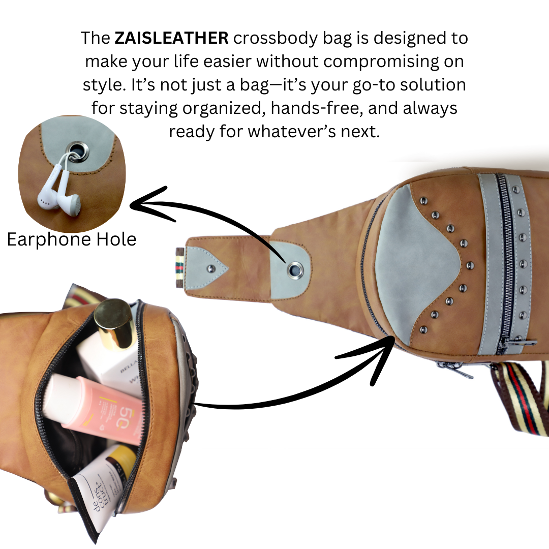 ZAIS`LEATHER Crossbody Bag Fanny pack