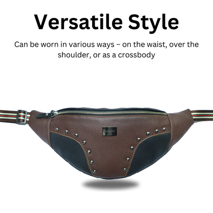 ZAIS`LEATHER Waist bag ( fanny pack)