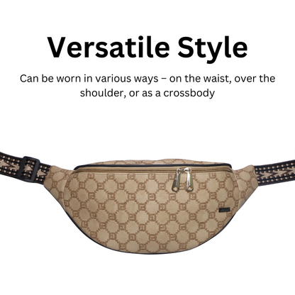 ZAIS`LEATHER WAIST BAG FANNY PACK TRAVEL BAG