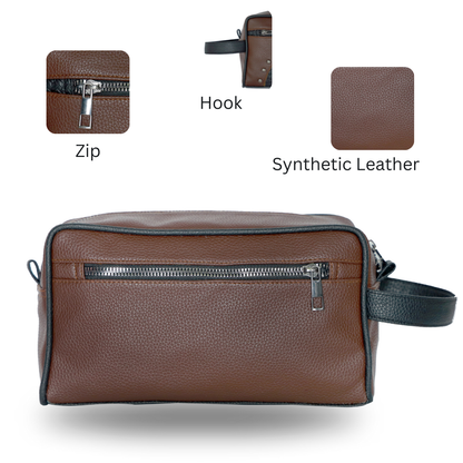 ZAIS`LEATHER  Toiletry Kit