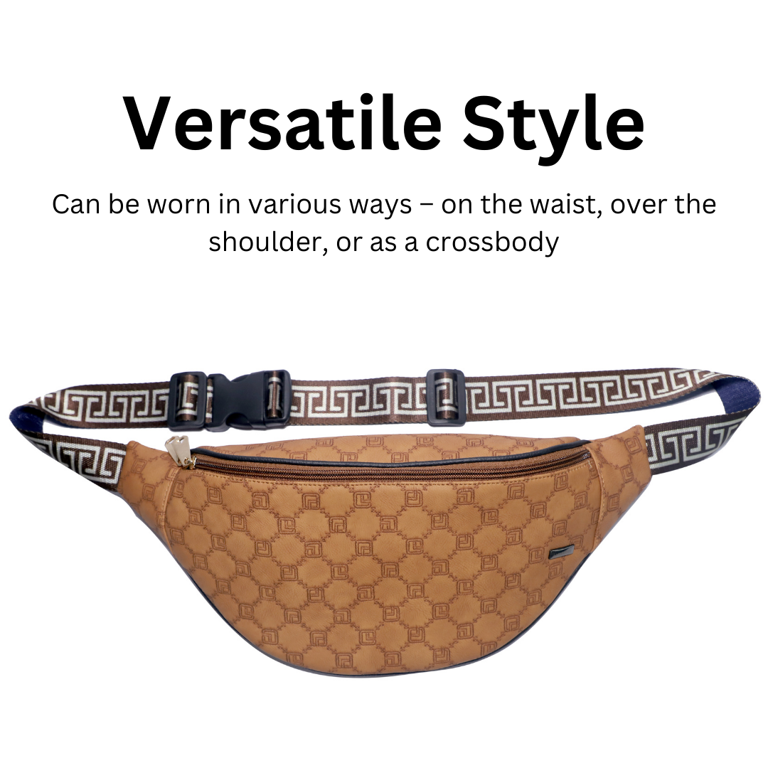 ZAIS`LEATHER Waist bag , Fanny Pack for Man and Women