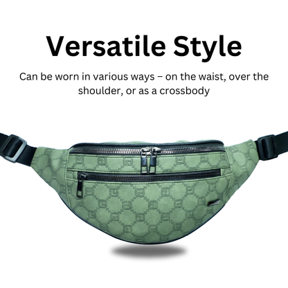 ZAIS`LEATHER waist bag fanny pack