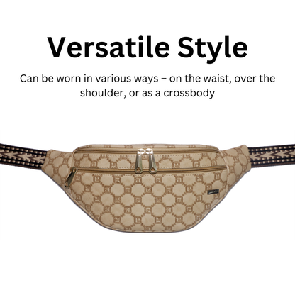 ZAIS`LEATHER  Waist Bag Fanny Pack for Man and Women