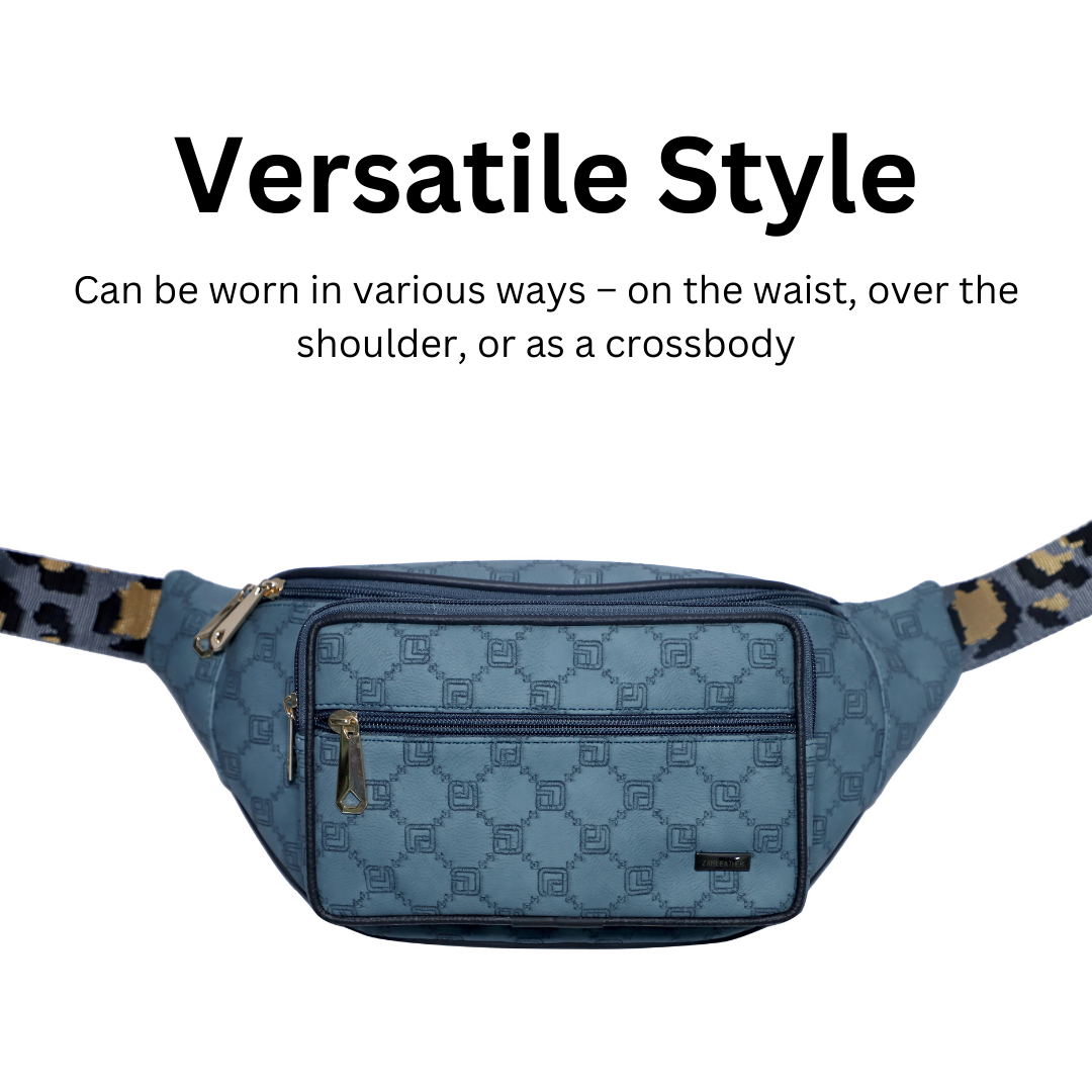 ZAIS`LEATHER Waist bag , Fanny Pack for Man and Women