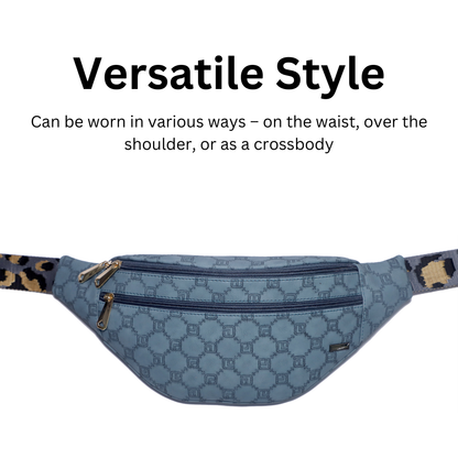 ZAIS`LEATHER Waist bag , Fanny Pack for Man and Women